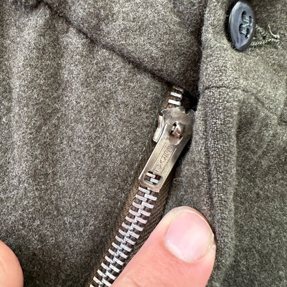 WWII Wool US Army Trousers Pants 25x26 Military 1940s 40s Slacks OG HBT Pockets