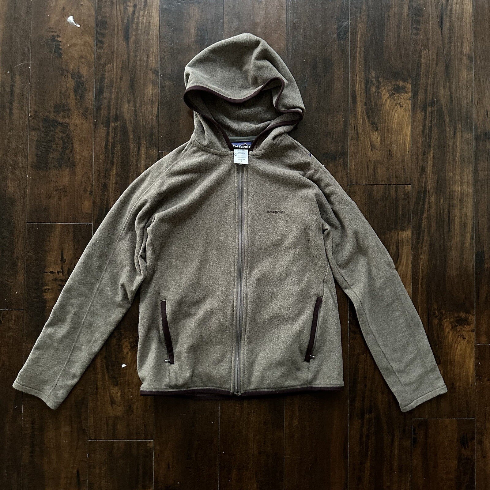 Patagonia Womens Jacket - Brown - Small Zip Up Hoodie Warm Cute Nordstrom Y2K