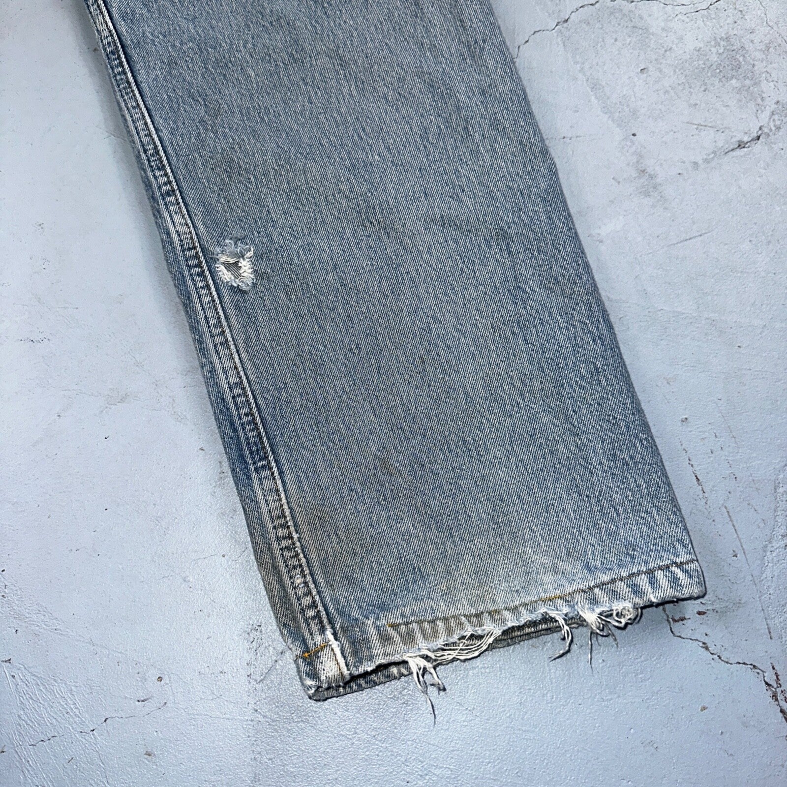 Levis 501 Vintage 90s Mexico Straight Leg Jeans 40x32 Y2K Light Wash Act 38x30