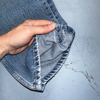 Levis 501 Vintage 90s XX Straight Leg Mexico Jeans 34x36 Light Wash Act 31x33