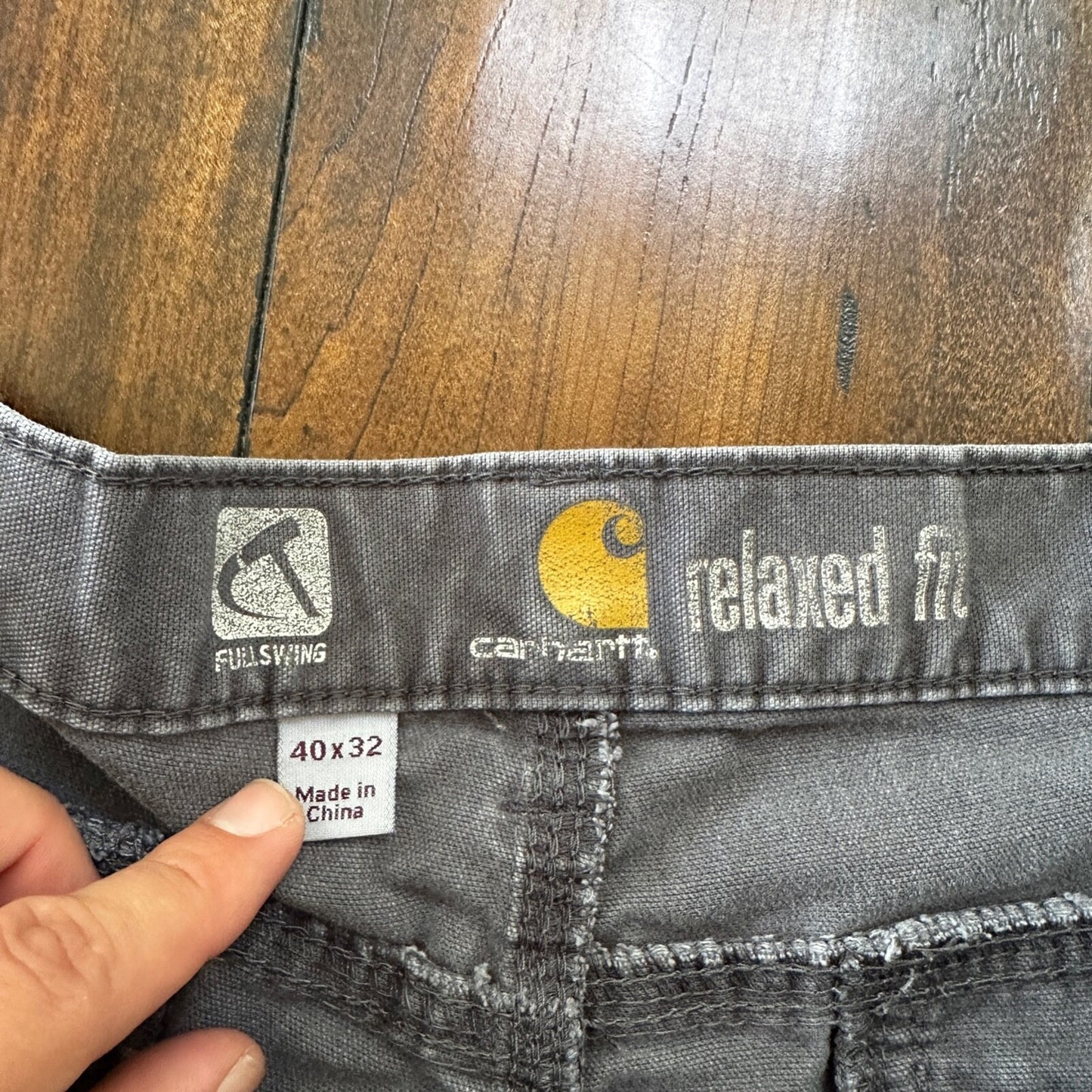 Carhartt Full Swing Cryder Dungaree 2.0 Pants Men's 40x32 Shadow 102812 029