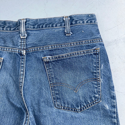 Levis 684 Vintage 70s USA Orange Tab Bootcut Flare Blue Bell Bottom Jeans 34x32