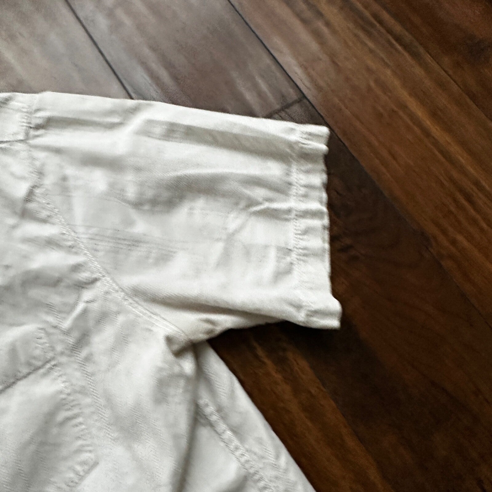 Harley Davidson Shirt Button Up XL Short Sleeve VTG Motorcycle White Silk