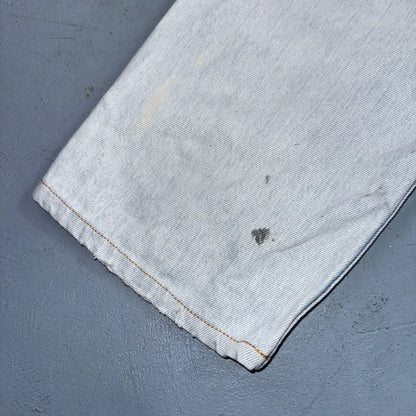 Levis 501 Vintage 90s USA XX Straight Leg Jeans Blue Light Wash 32x34 Act 29x26