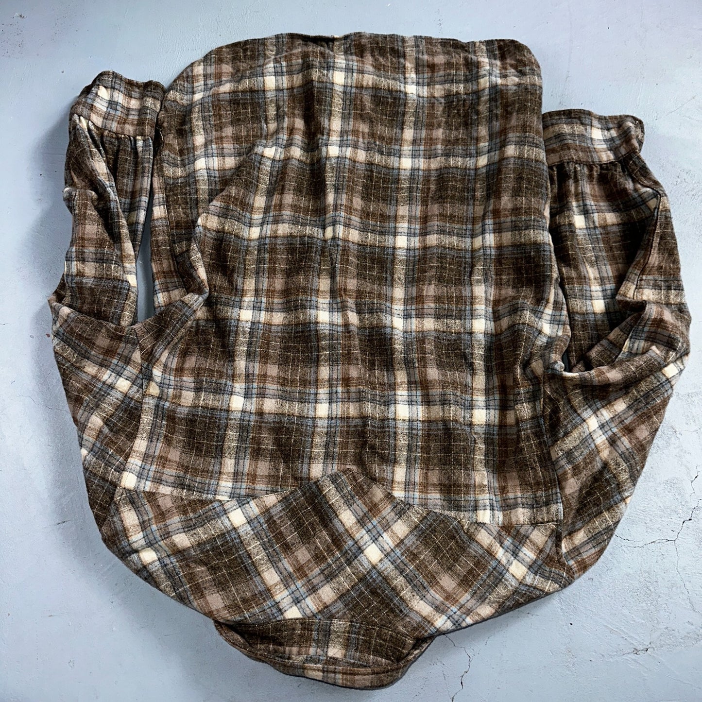 Pendleton VTG High Grade Western Wear Pearl Snap Wool Plaid Shirt Sz L Plaid 70s