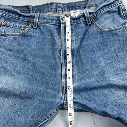 Levis 501 Vintage Y2K Mexico Straight Leg Jeans 38x32 90s Med Wash Act 36x28