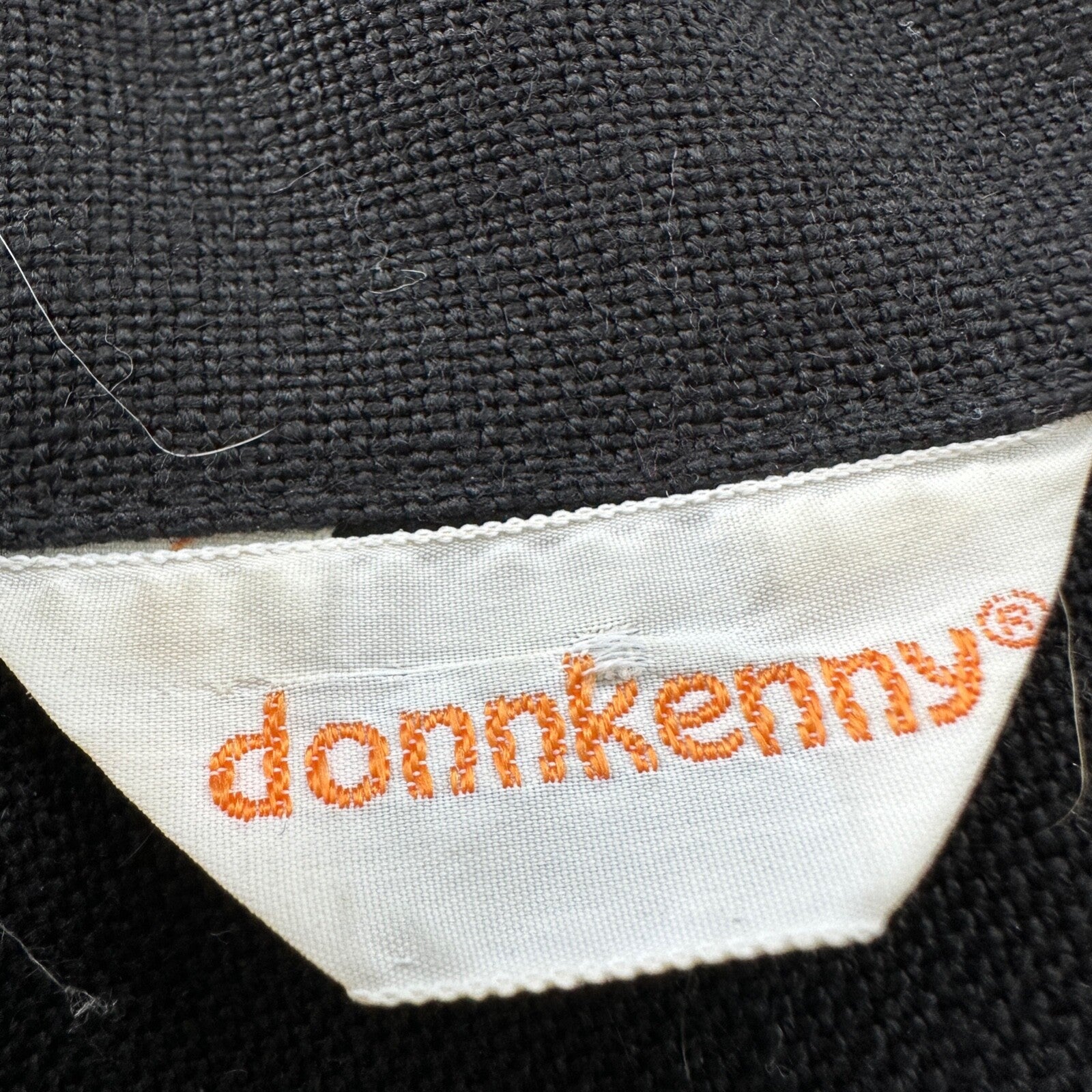 Vintage 90s DonnKenny Cardigan Sweater Jacket Black Bell Sleeves M Button Up