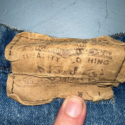 Levis 517 Vintage 80s USA Orange Tab Bootcut Flare Blue Worn Jeans Act 33x29