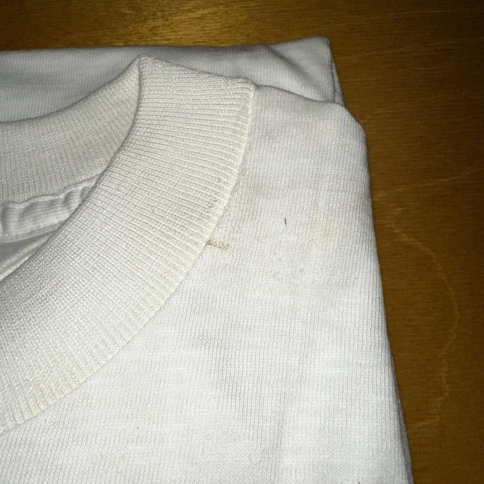 1970s JCPenney Vintage White Blank T Shirt Mens Rockabilly Lot Of 6 Pack 60s 70s