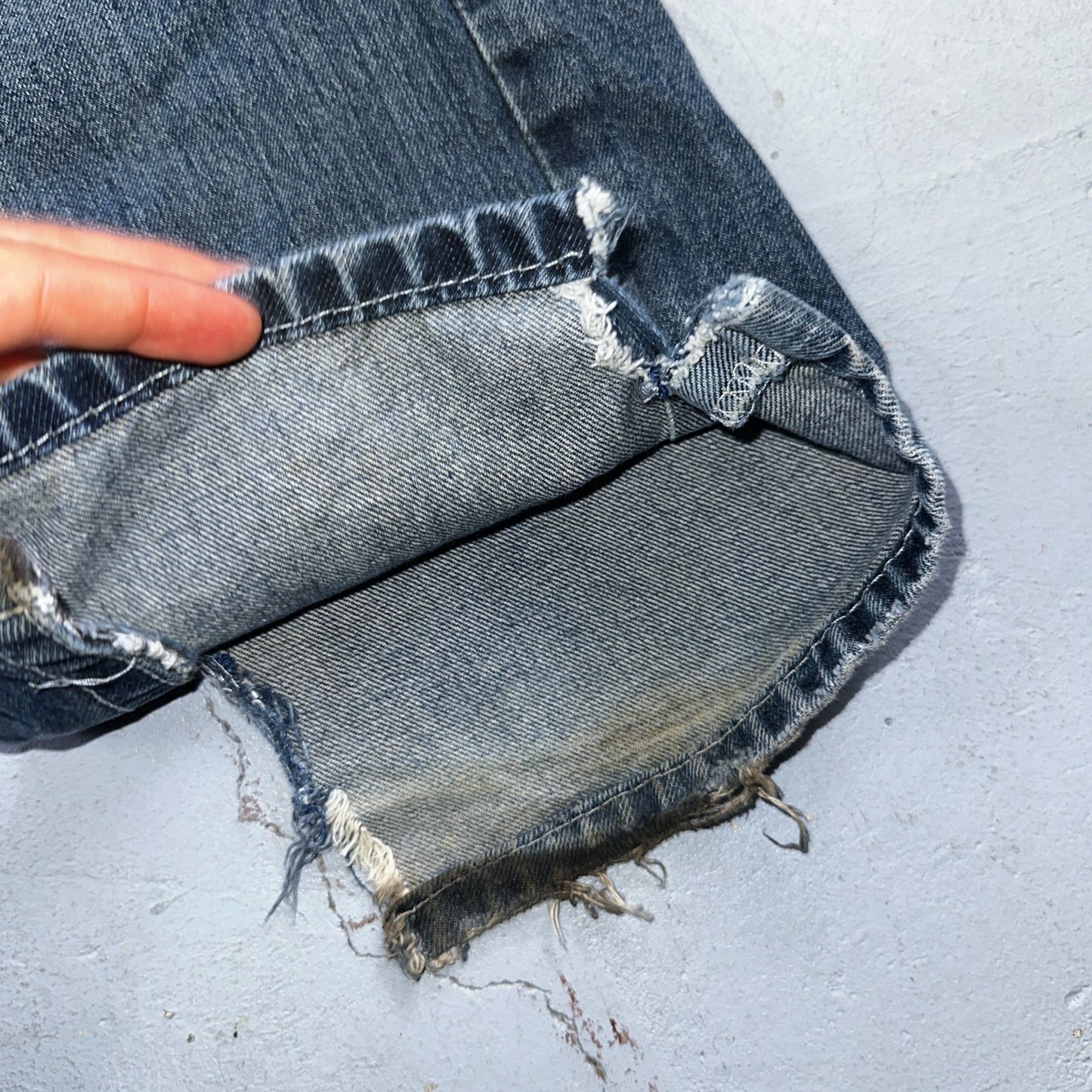 Ariat Jeans Mens 30 X 34 Blue Denim Rebar M4 Relaxed Boot Cut Workwear Country