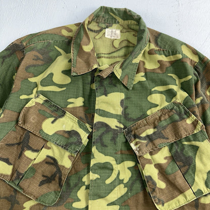 USMC 1968 Military Camouflage Wind Resistant Poplin Coat Camo Jacket Alpha 60s