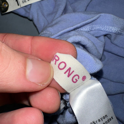 Rayon Blouse Womens S Purple Off Shoulder Crinkle Top Mesh Ruched Y2K