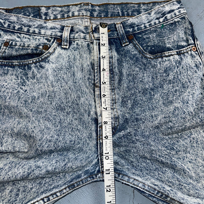 Levis 501 Vintage 80s USA XX Straight Leg Jeans Blue Acid Wash 32x34 Act 31x33