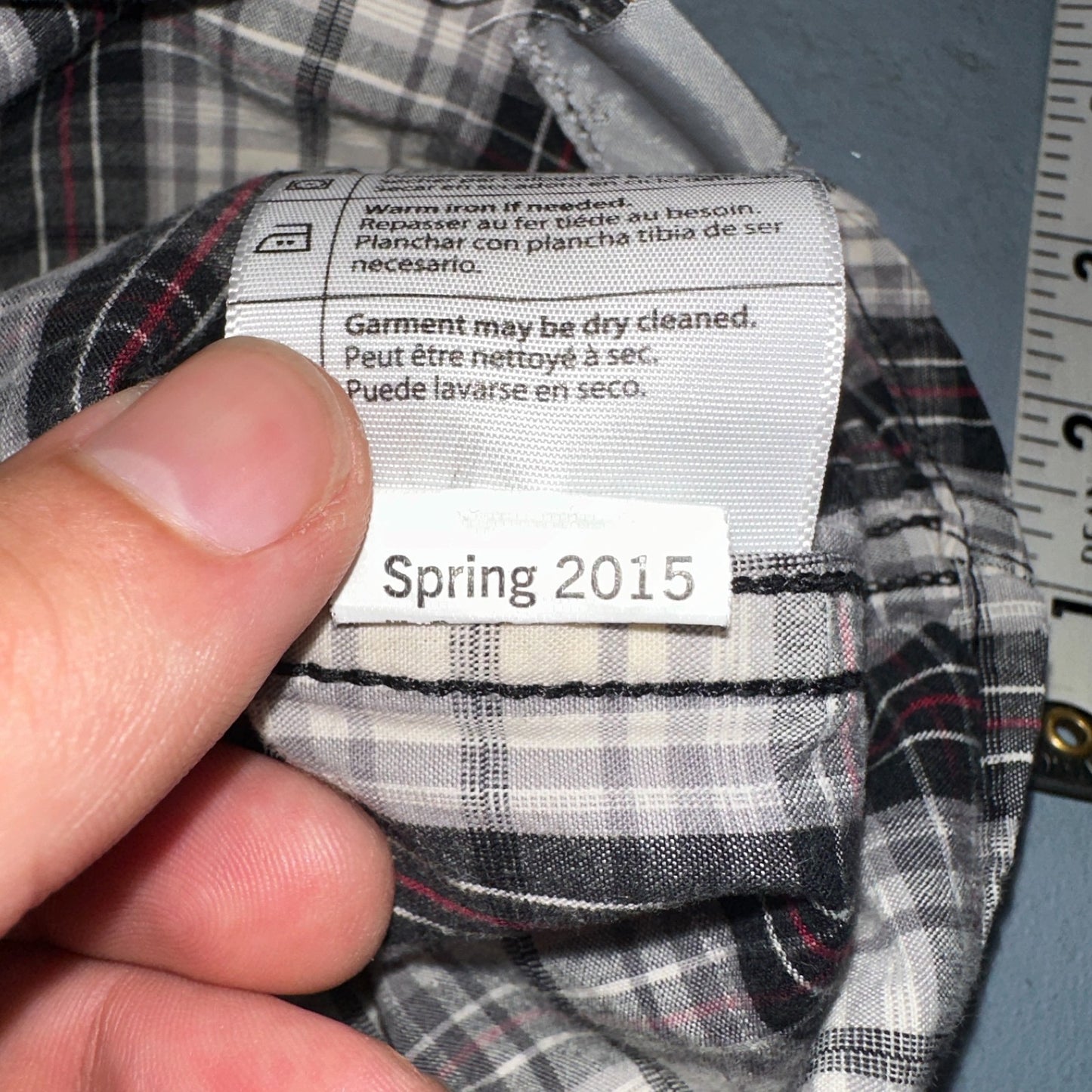 Carhartt Men's Shirt Essential Plaid Button Down Short Sleeve 101552 001 Sz L