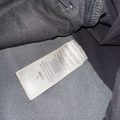 Patagonia Men’s L Black Adze Polartec Hybrid Jacket Coat Company Logo Full Zip