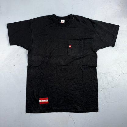 Nascar Racing FOTL 90s VTG T Shirt Winston Cup Fast Cars MPH Text XL Quote Black