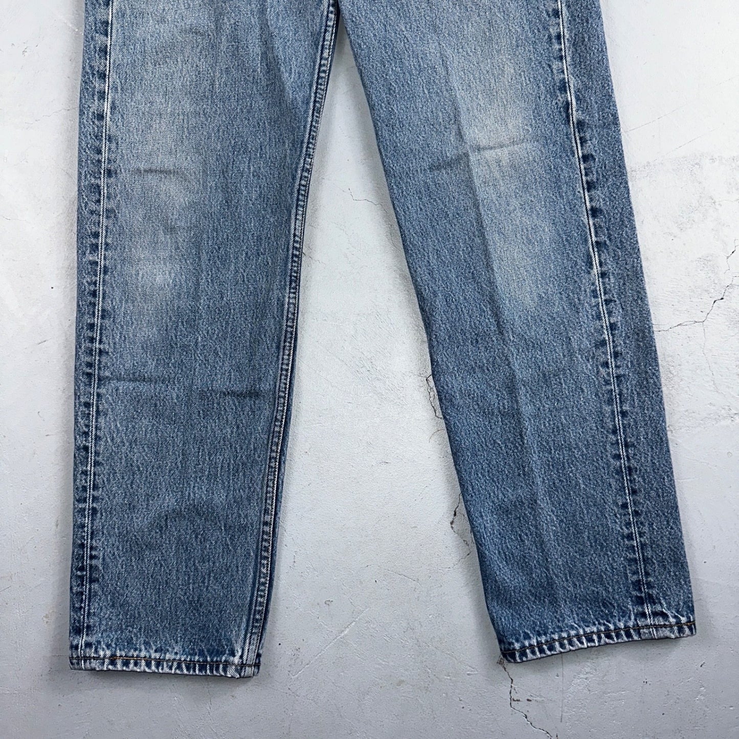 Levis 501 Vintage 90s USA XX Straight Leg Jeans Blue Light Wash 35x34 Act 31x30