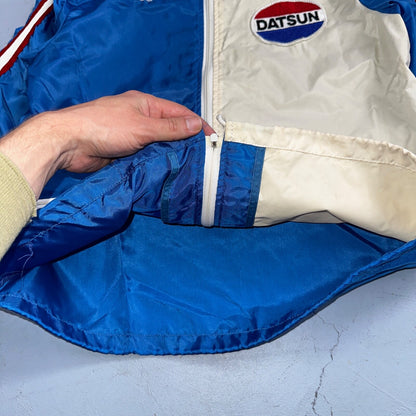 Datsun Crown Vintage 70s Racing Jacket Crown Rockabilly Chainstitch Mabel Nylon