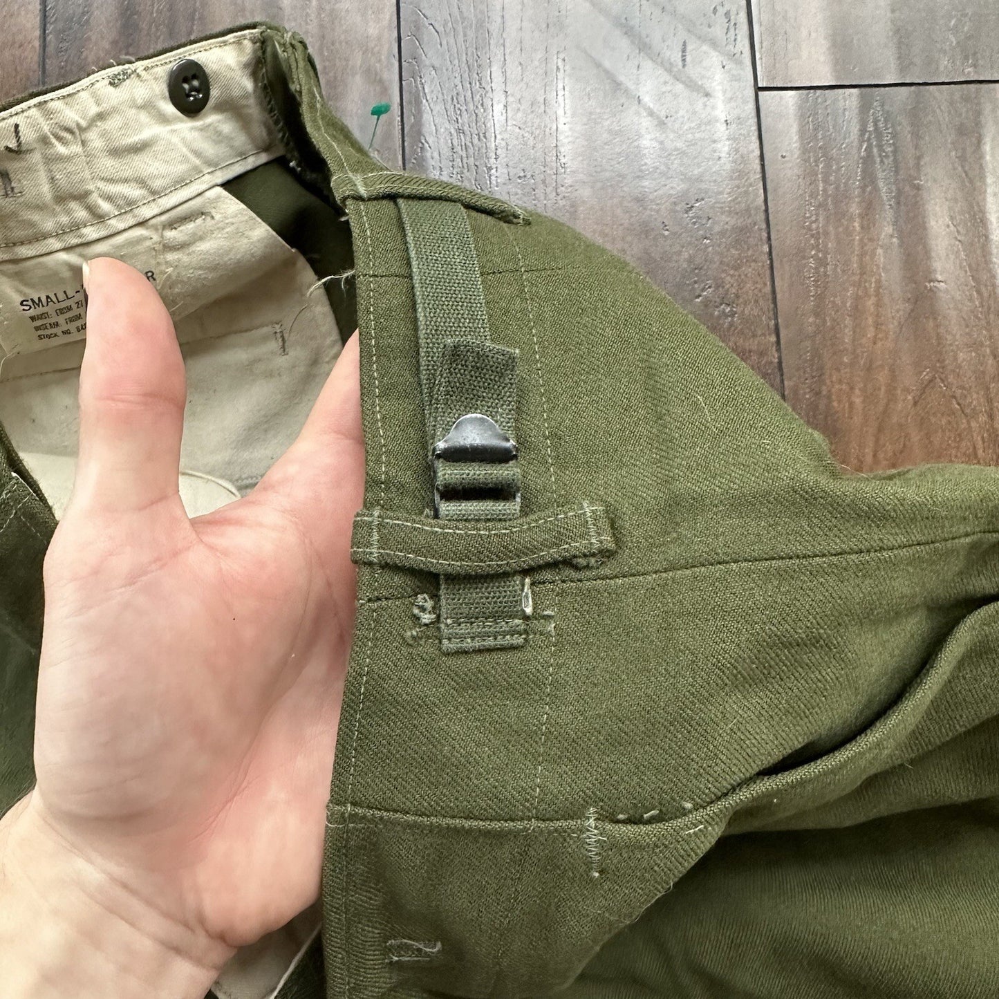 Original 1951 Dated Wool OG-108 Trousers 31x29 Military Pants Not HBT WWII WW2