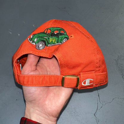 Champion Deer Vintage Trucker Hat Knothead Outfitter Hunting Orange Baseball