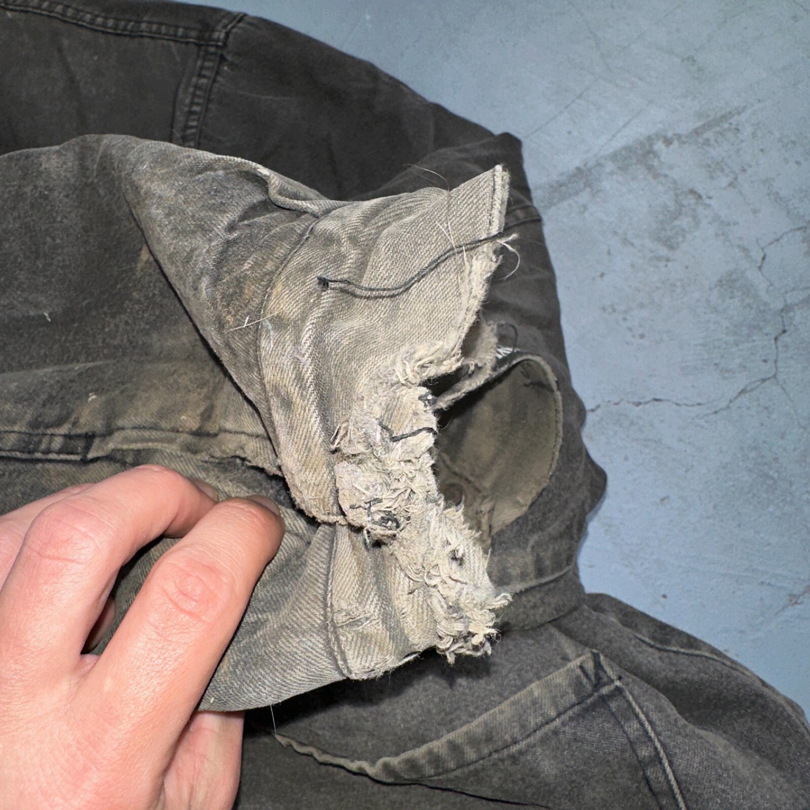 Ben Davis Jacket VTG 90s Canvas Blanket Lined Chore Workwear USA 3XL Detroit