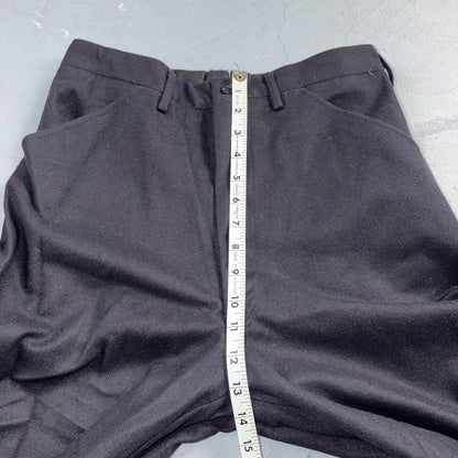 VTG 40s WWII US Naval Clothing Factory Wool Sailor Pants Navy 30L Bell Bottoms