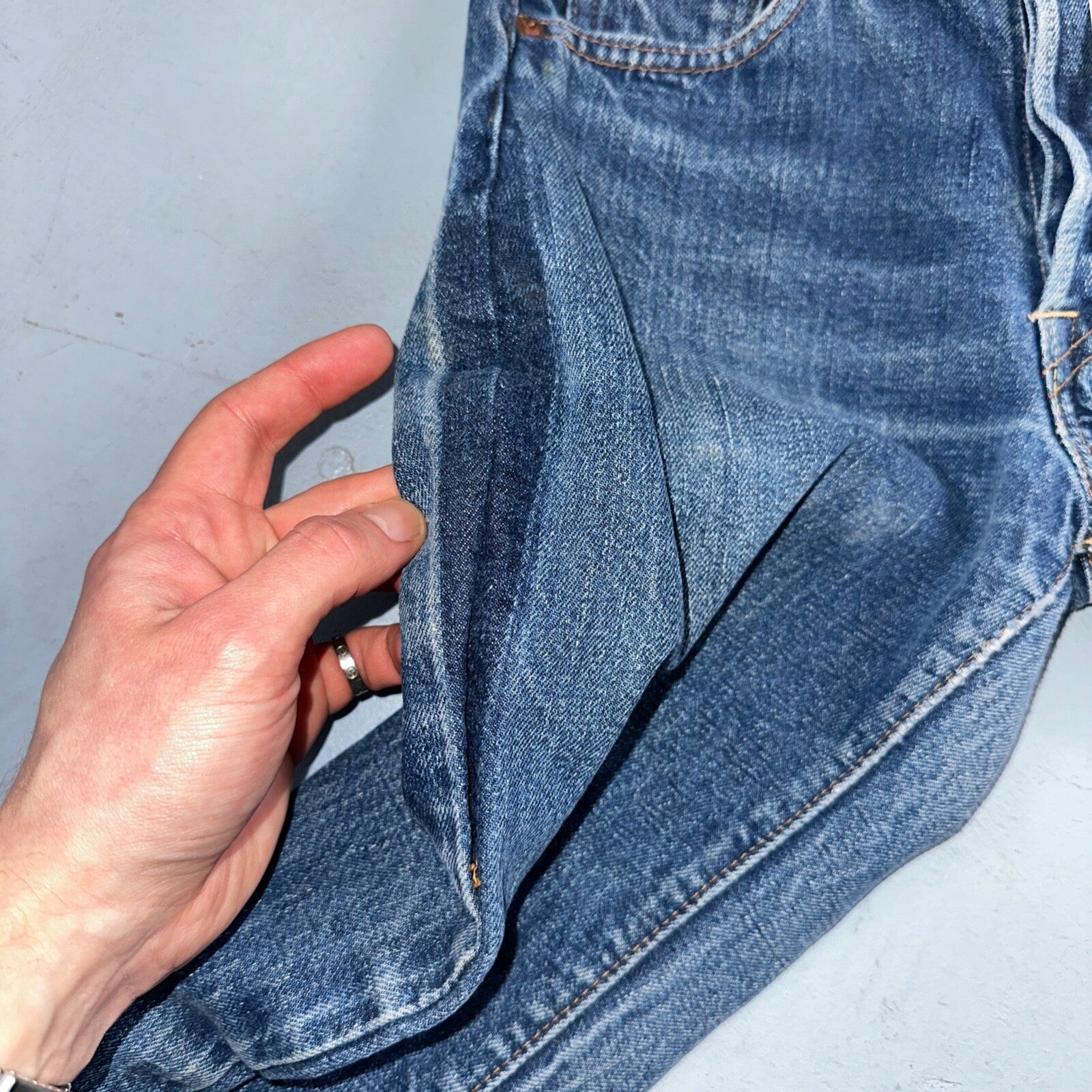 Levis 501 Big E Vintage 60s Redline Selvedge USA XX 1960s Jeans 66 Act 23x26