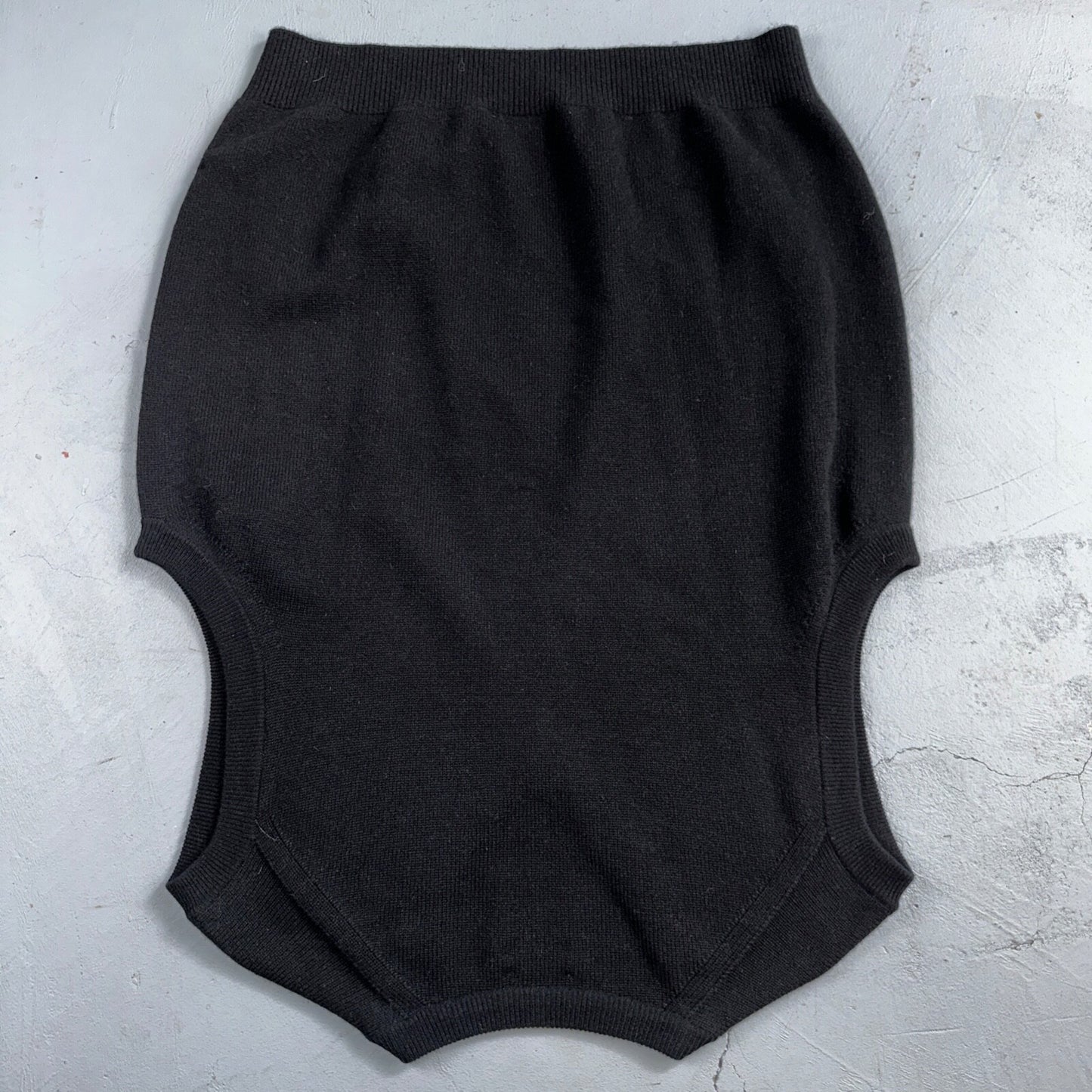 Paul Stuart V Neck Mens Sz XL 100% Cashmere Pullover Sweater Vest Black Scotland