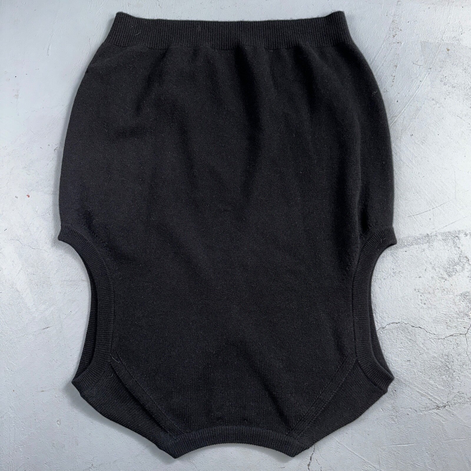 Paul Stuart V Neck Mens Sz XL 100% Cashmere Pullover Sweater Vest Black Scotland