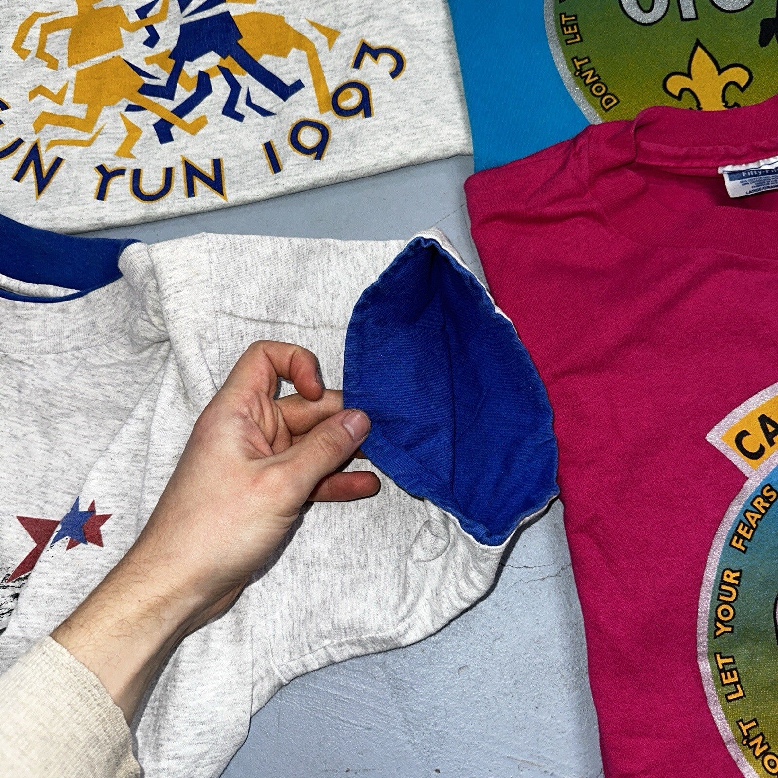 Vintage Oregon T Shirt Lot Of 8 Portland Camp Hike Travel 90s Single Stitch OTC