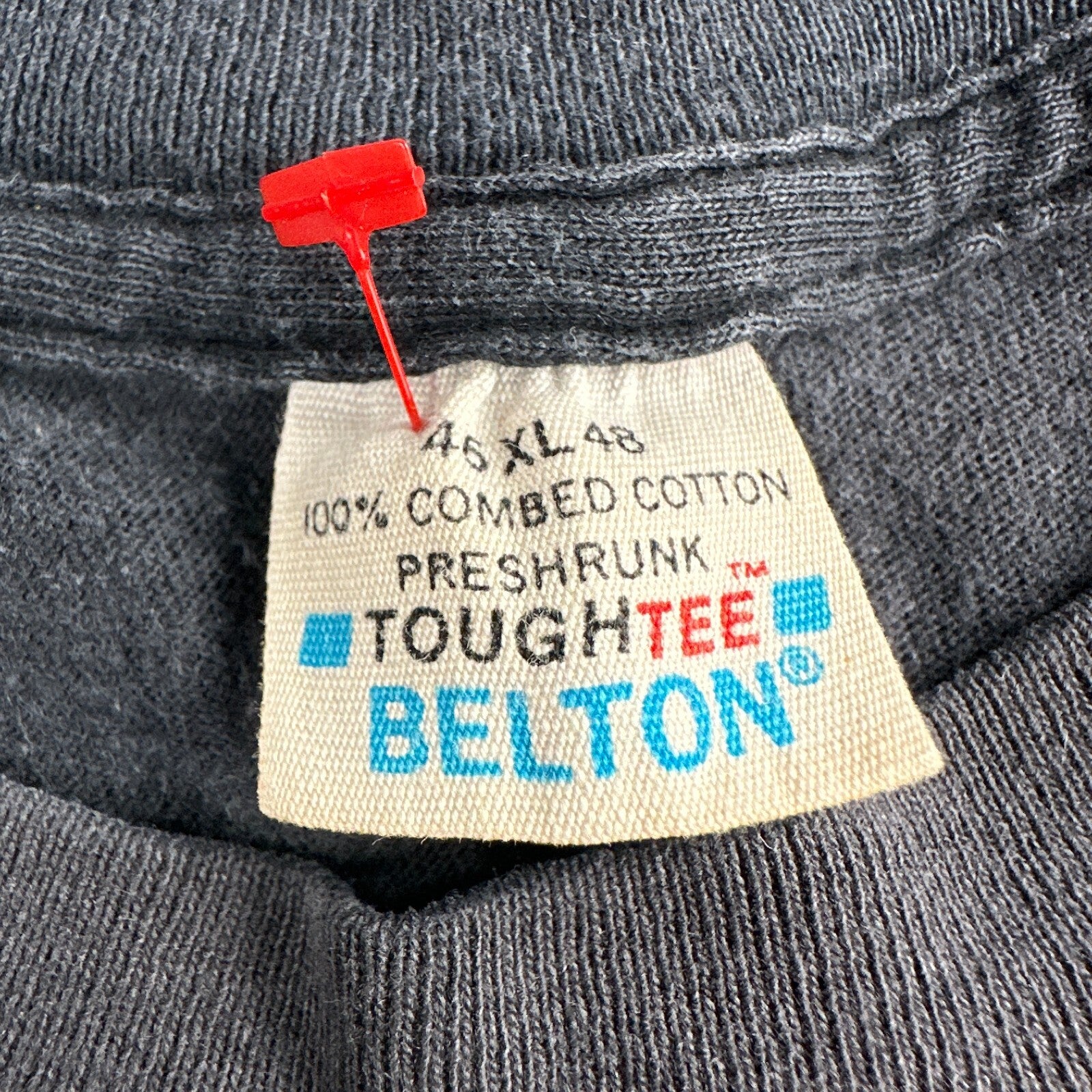 Oregon Mountains 80s Belton VTG T Shirt USA XL Black Road Map Travel Rare Home