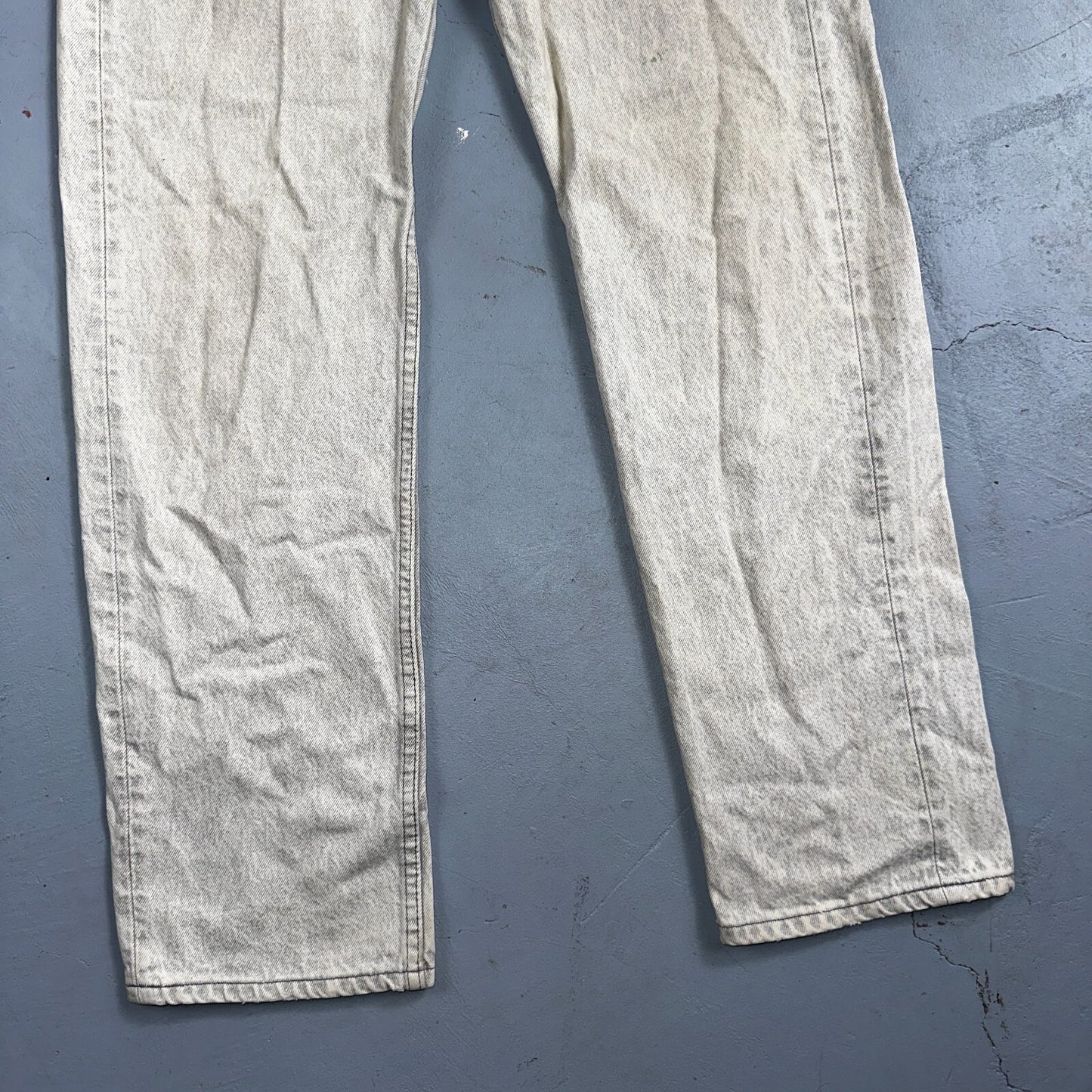 Levis 501 Vintage 90s USA XX Straight Leg Jeans 31x30 Gray Light Wash Act 31x29