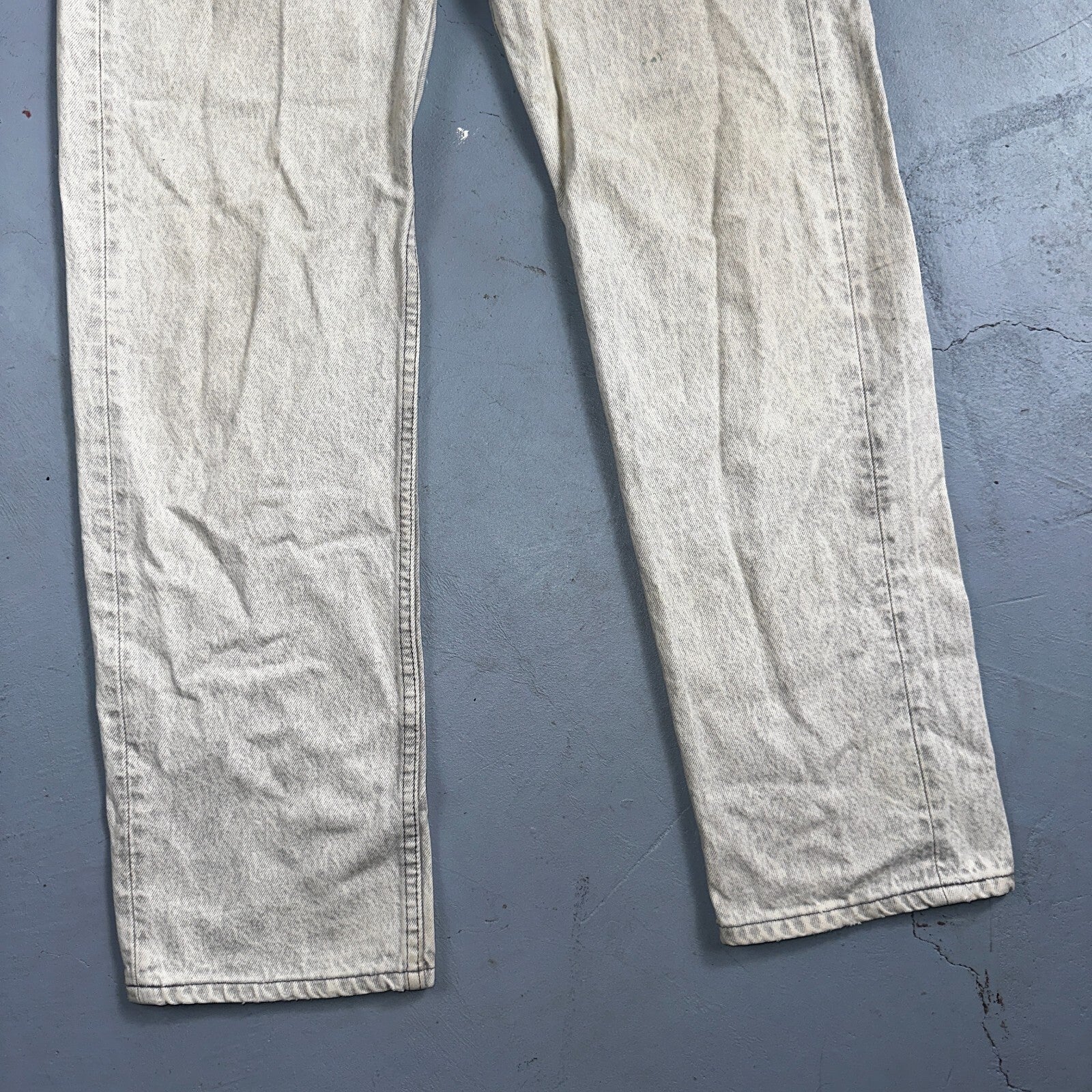 Levis 501 Vintage 90s USA XX Straight Leg Jeans 31x30 Gray Light Wash Act 31x29