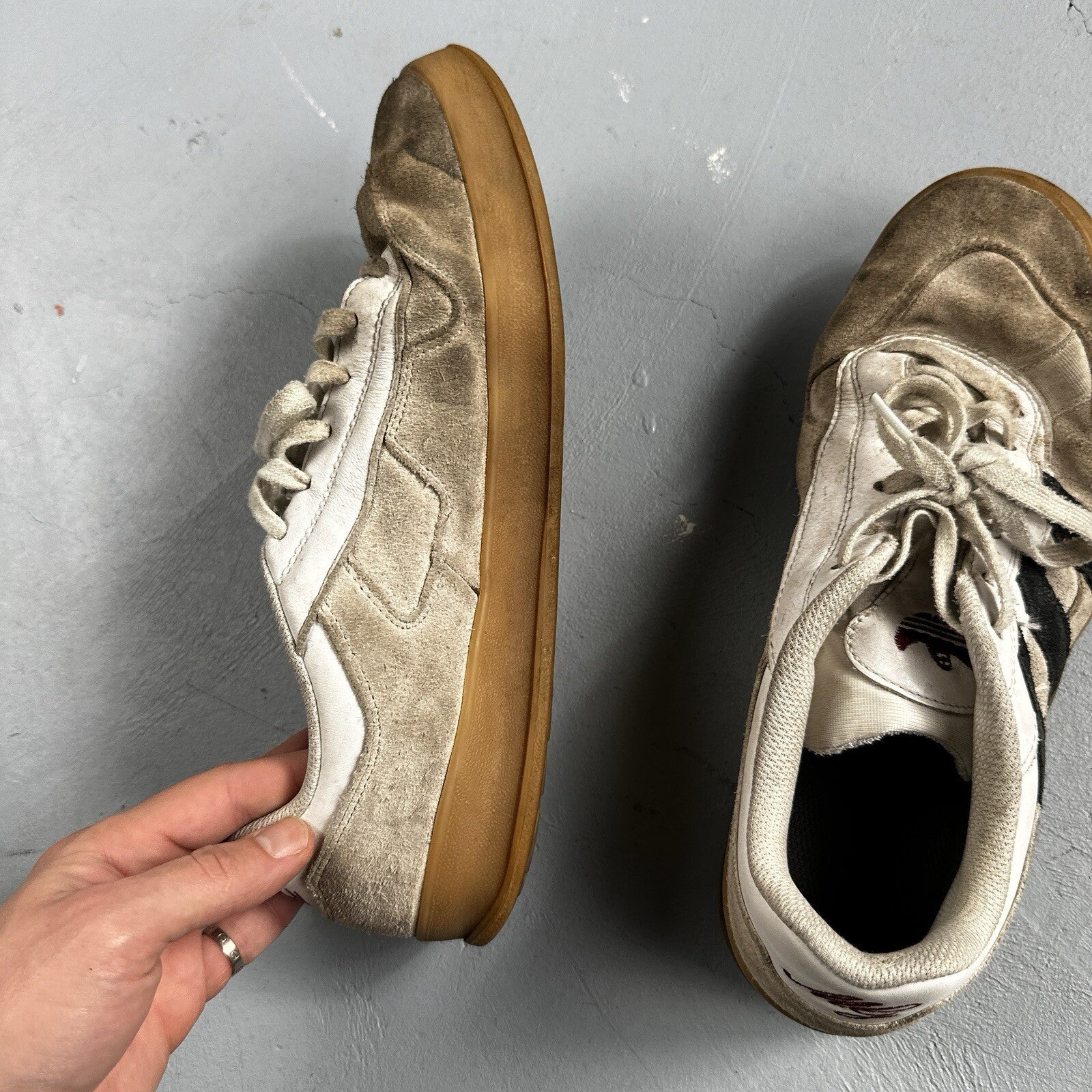 adidas x Mark Gonzales ALOHA SUPER IG5265 Low Top Sneakers US 9 White Used