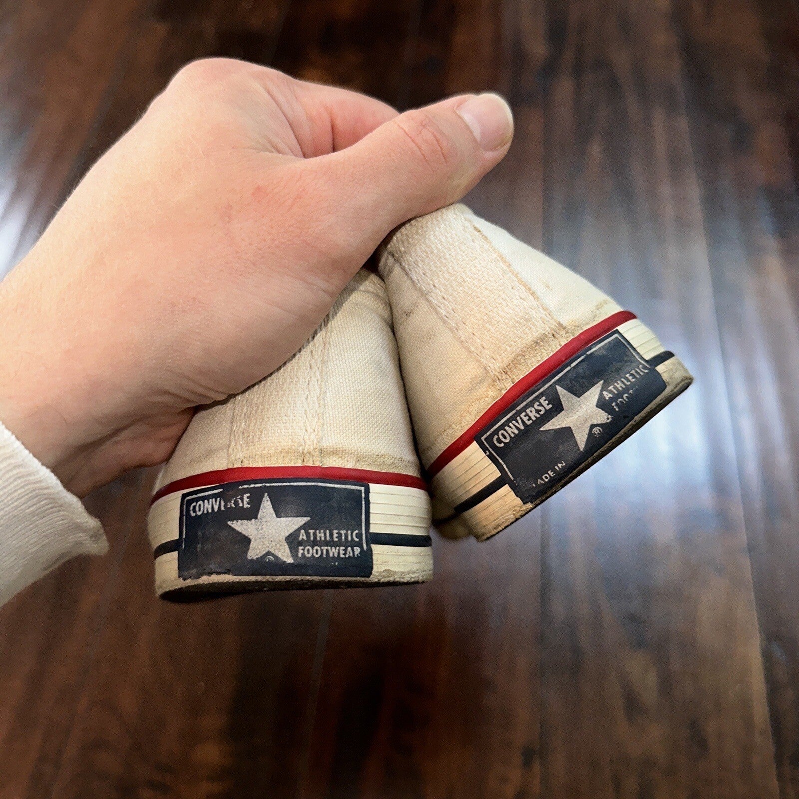 Vintage 50s CONVERSE Chuck Taylor Star Low Blue Label 7.5 1950s 60s USA RARE