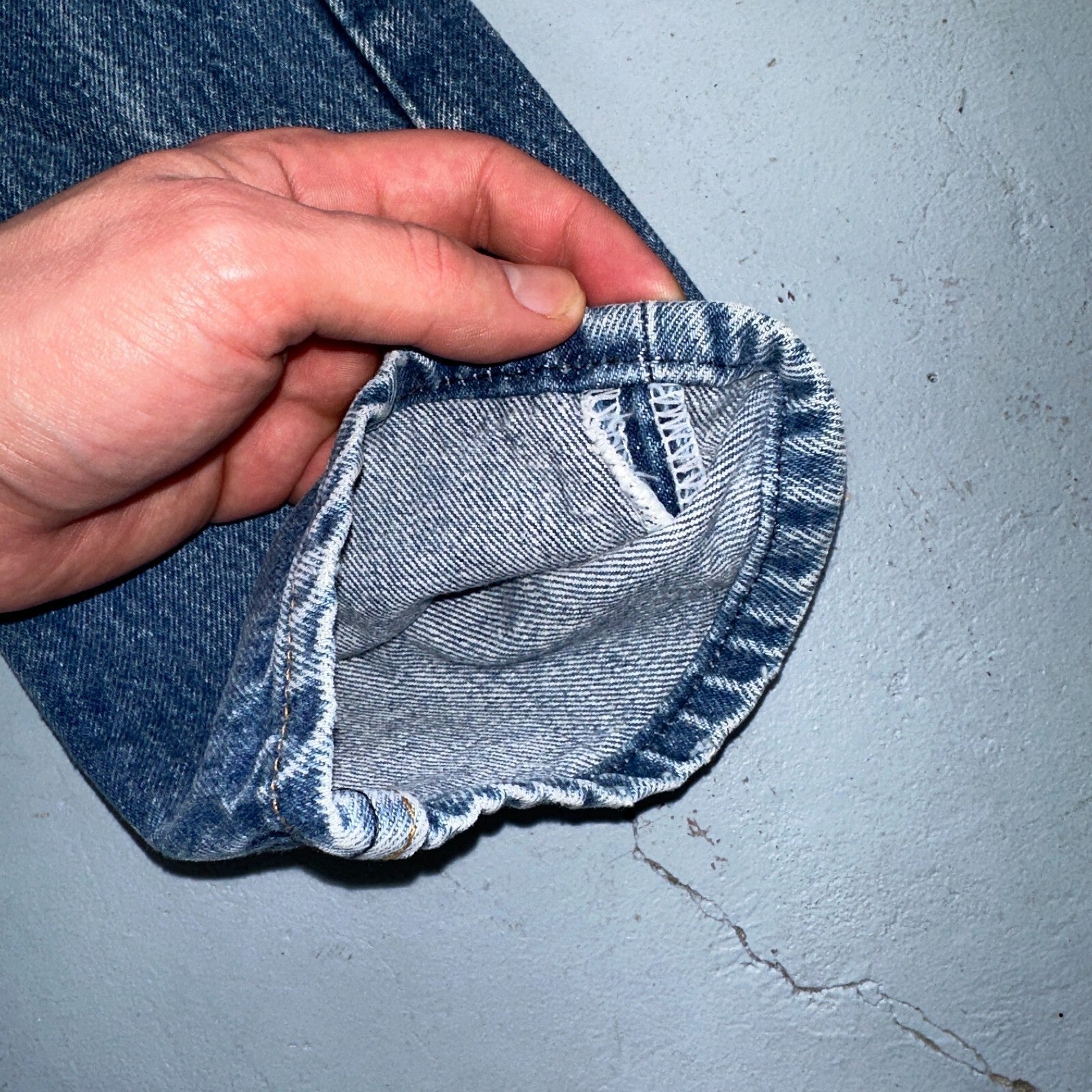 Levis 501 Vintage 80s USA XX Straight Leg Jeans Womens Blue Med Wash Act 22x33