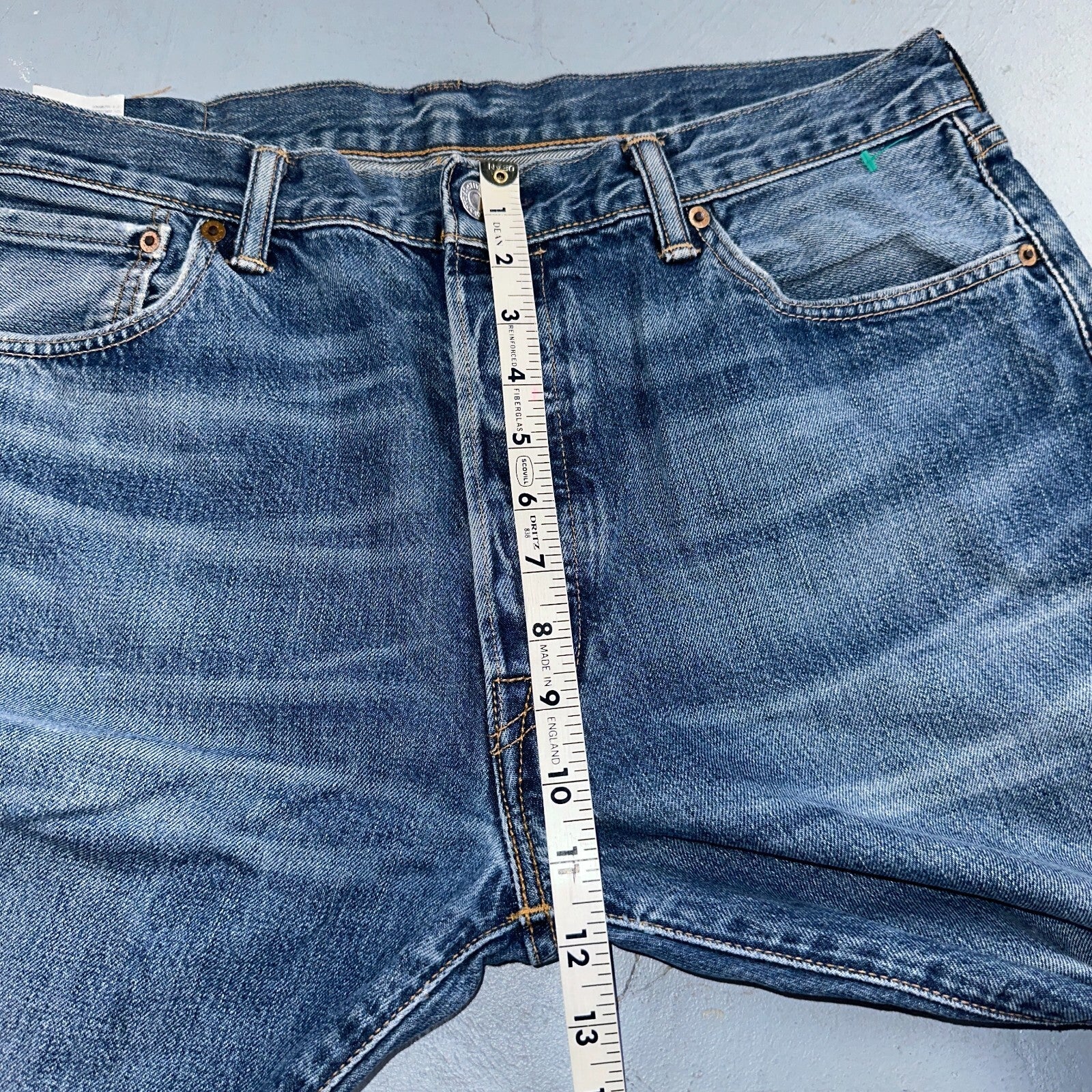 Levis 501 Y2K XX Straight Leg Jeans Blue VTG Med Wash 36x34 Act 35x33