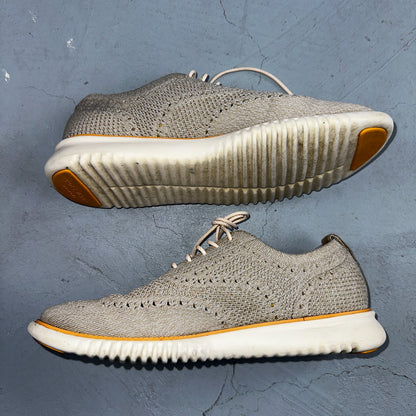 Cole Haan Shoes Mens 10 M 2.Zerogrand Stitchlite Oxford Beige Lace Up Low C35111