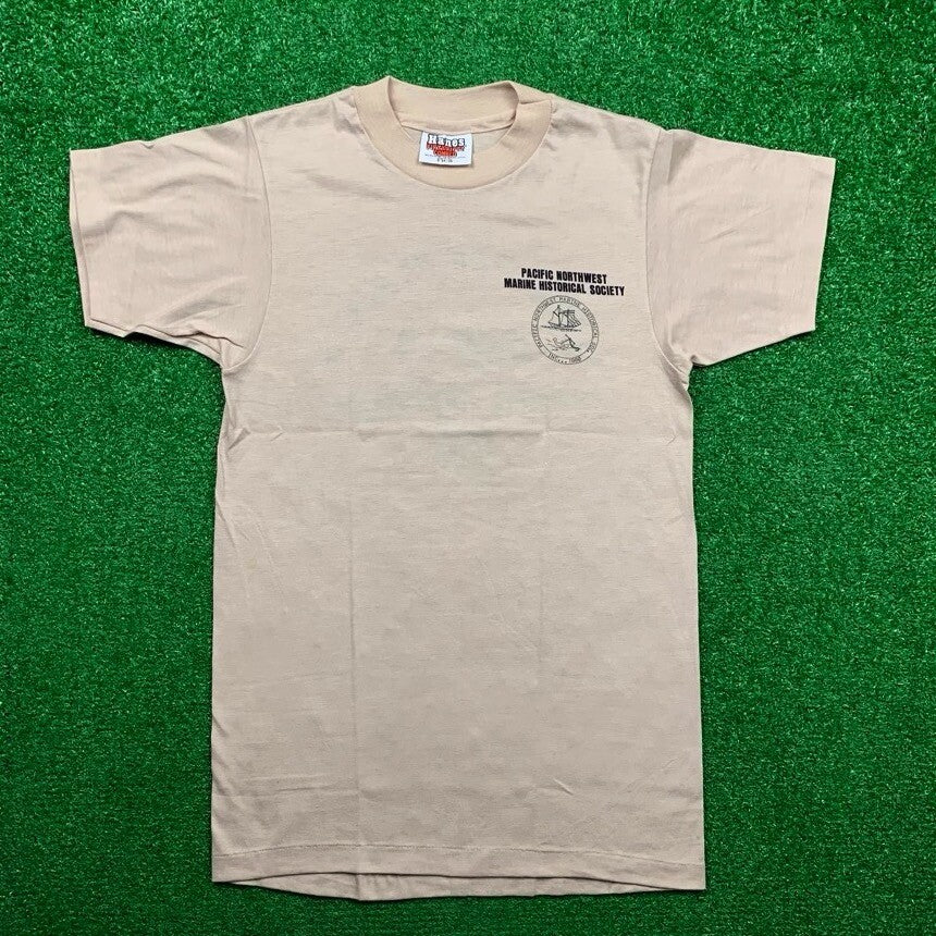 Nike Vintage T Shirt Japan Shipwreck Run 80s 10k Run Geisha Tan Sports Jordan