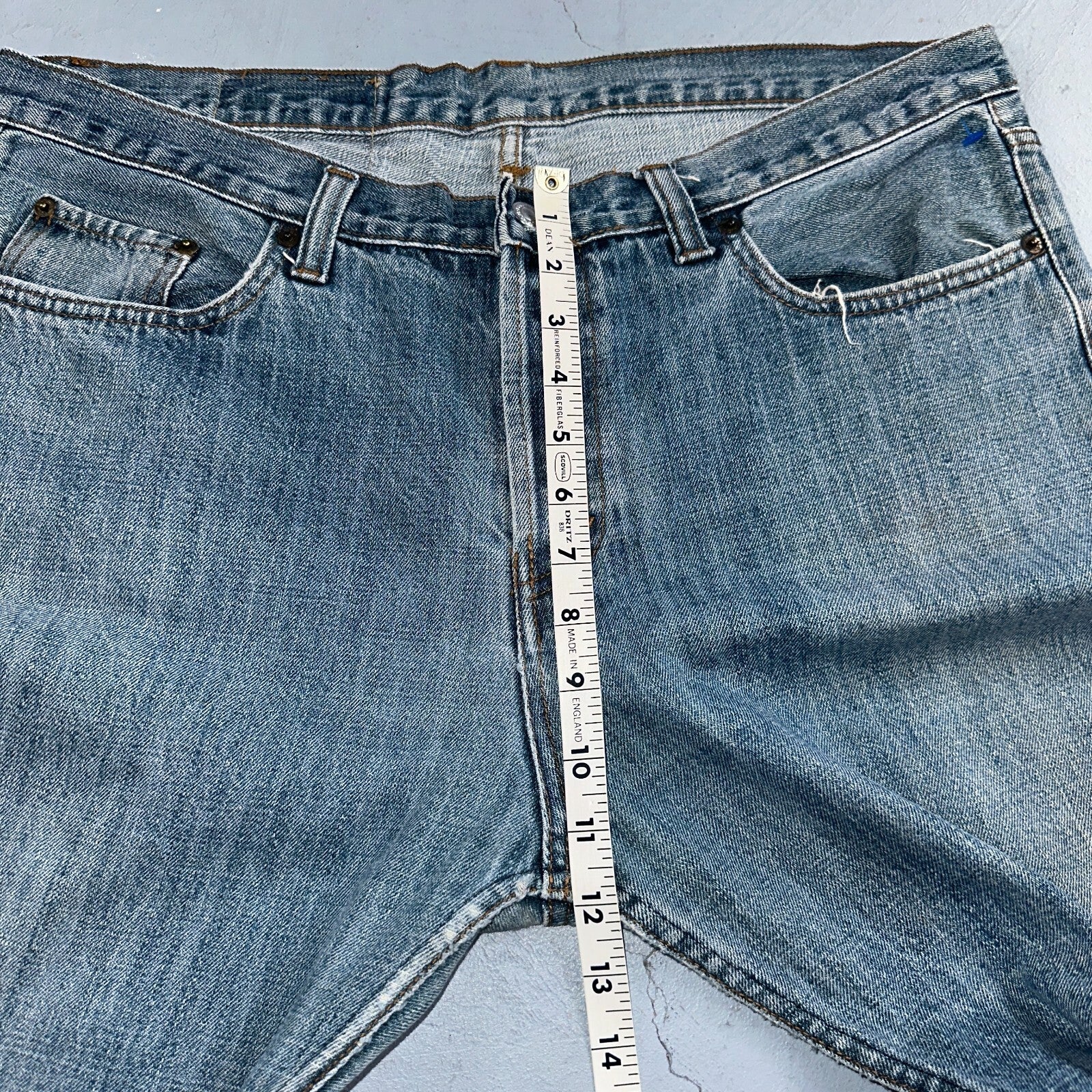 Levis 501 Vintage Y2K XX Straight Leg Jeans Blue Med Wash 38x36 Act 37x29