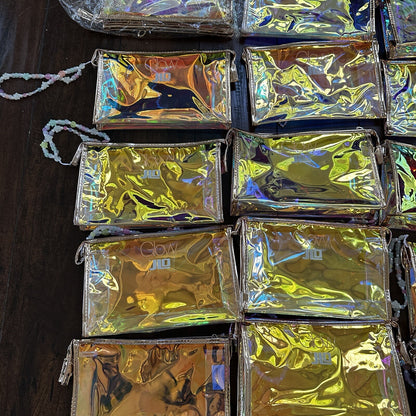 Lot Of 20 Women's Glam Makeup Cosmetic Mini Bag Travel Size Duffle Bag. RANDOM