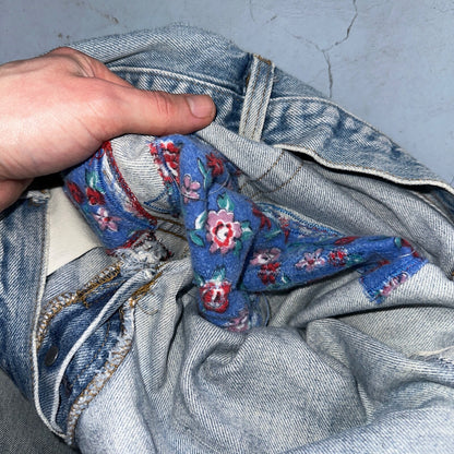 Levis 501 Vintage 80s Redline Selvedge USA XX Jeans Light Wash Skinny Act 29x32