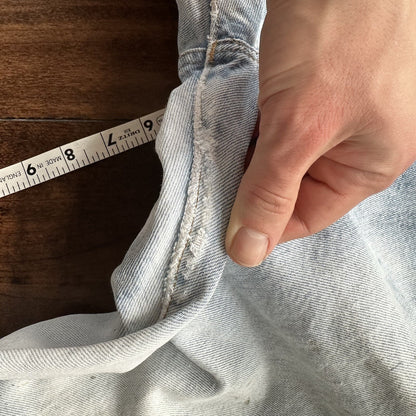 Levis Vintage 80s Redline Selvedge USA 501 XX Jeans Light Wash 33x34 Act 29x29