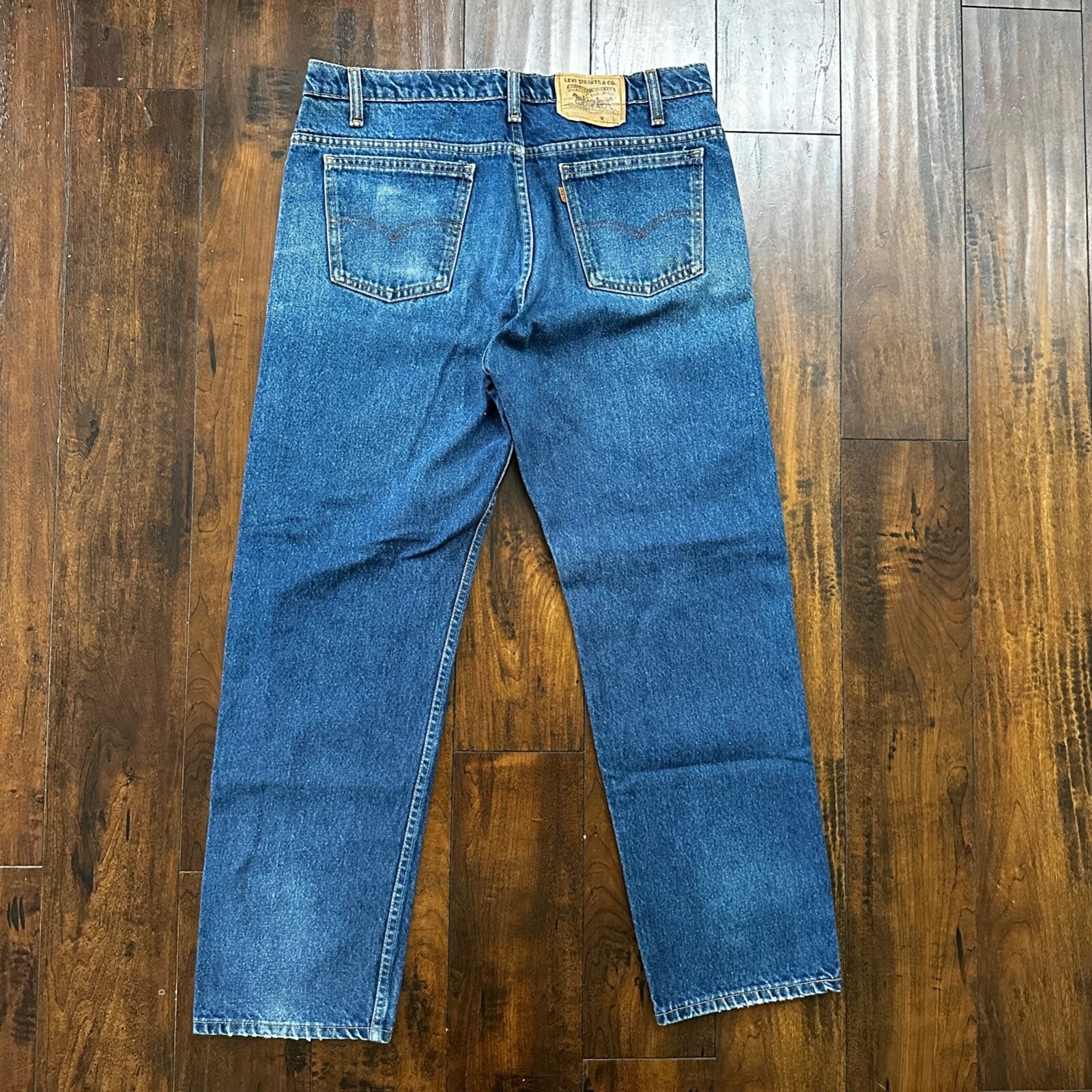 Vintage 90s Levis 505 Jeans Mens 38x30 Orange Tab Denim Canada 40505 35x29