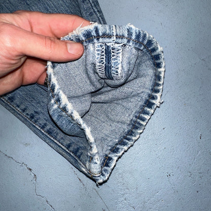 Levis 501 Vintage Y2K XX Straight Leg Jeans Blue Light Wash 33x30 Act 31x29