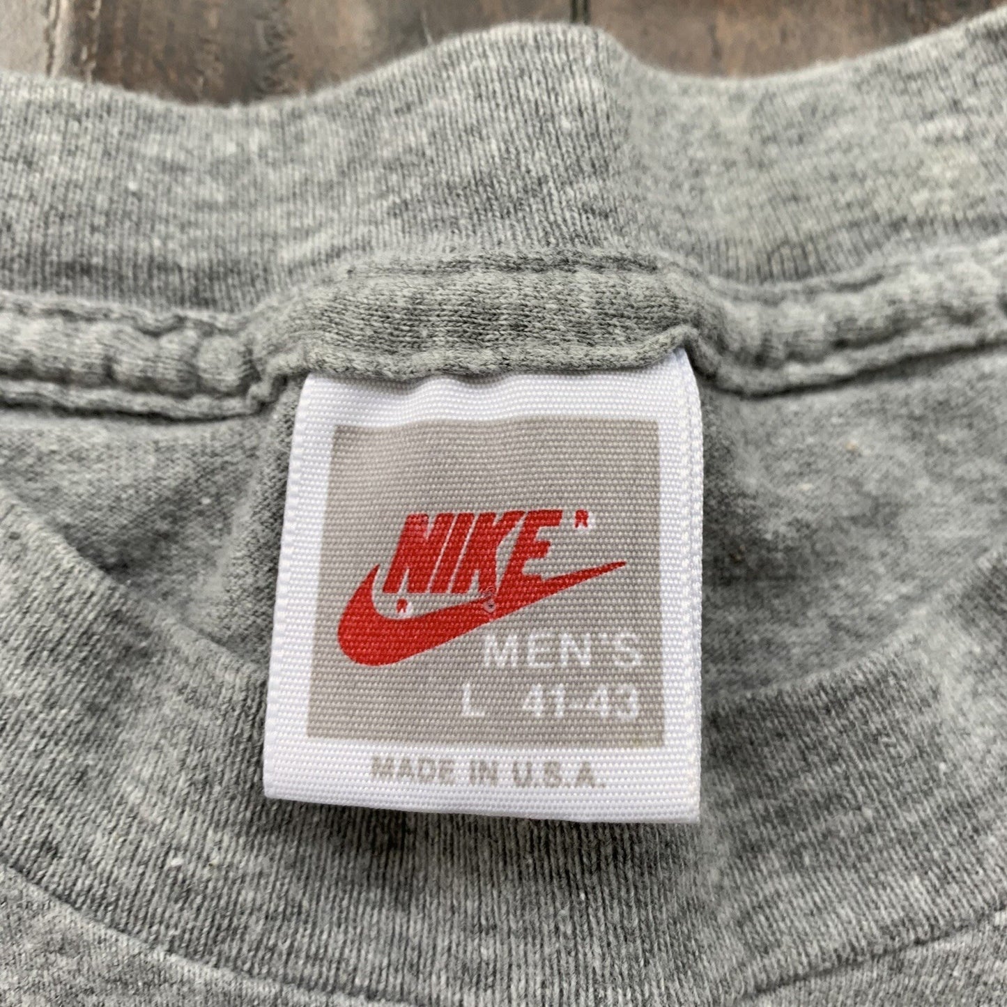 Nike Vintage T Shirt Air 180 90s Gray Tag Rap Earth Alien Spaceship Space