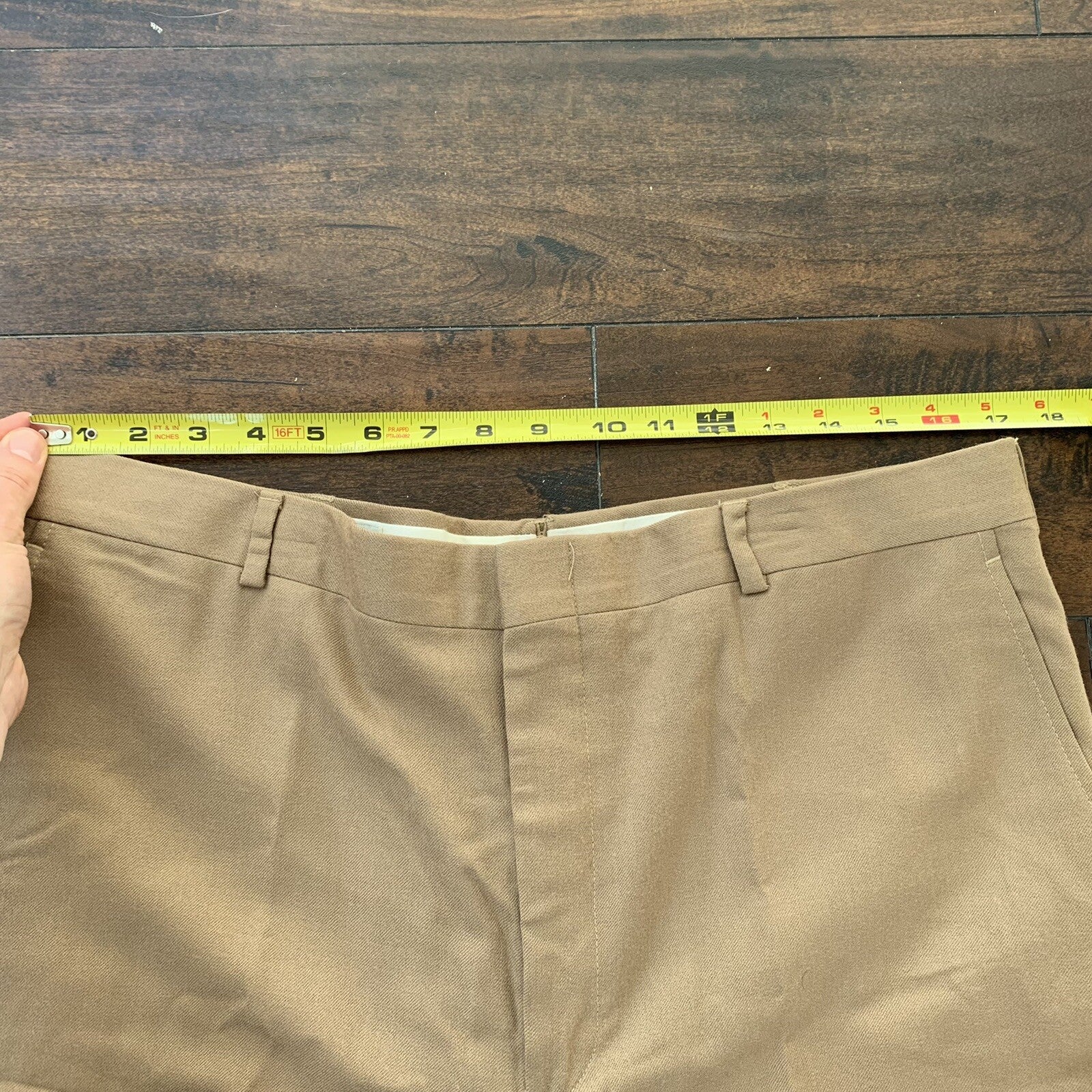 Vintage USA Talon Nordstrom Hunting Field Pants 34x28 Khaki Brown 60s Trouser