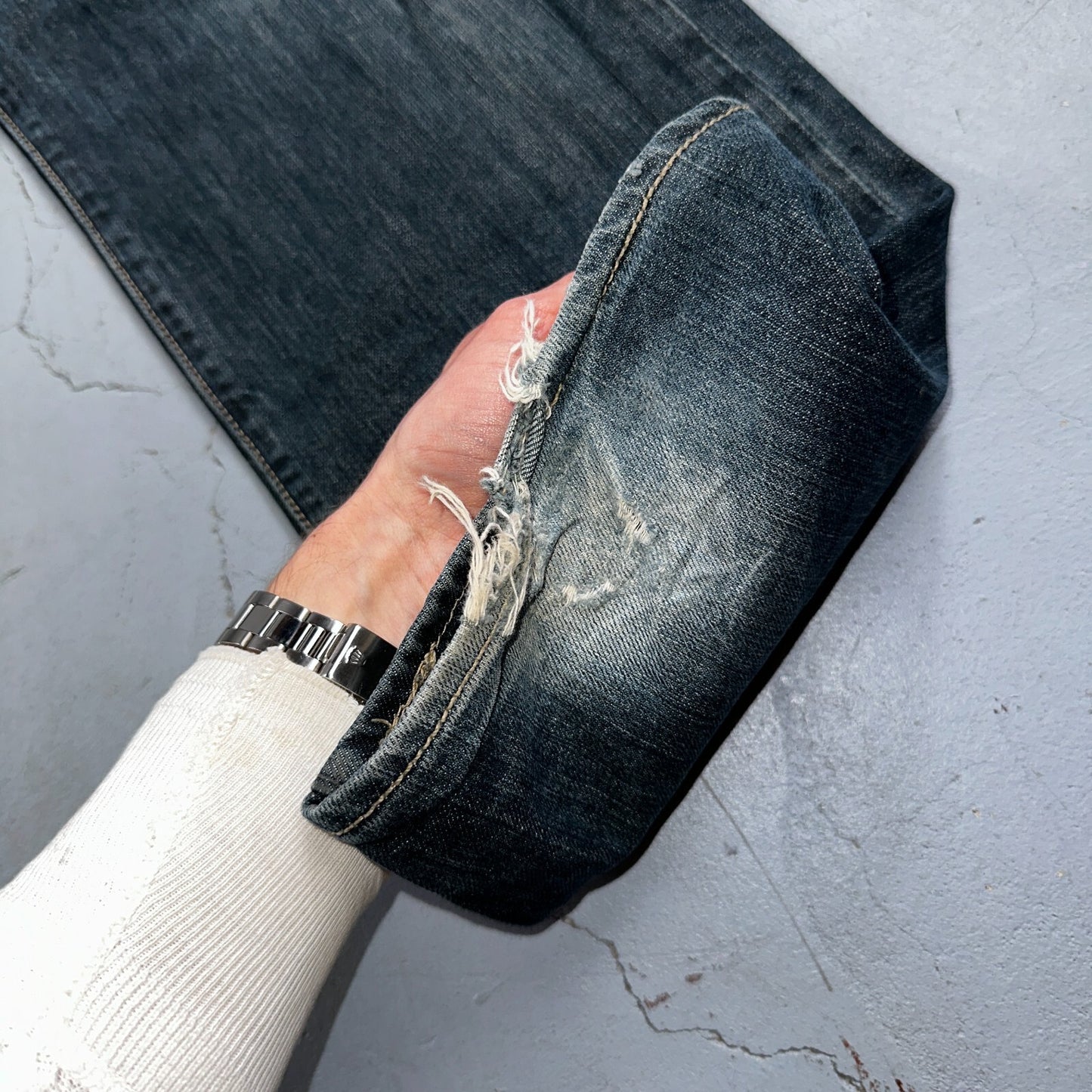 Levis 501 Y2K XX Straight Leg Jeans Blue VTG Med Wash 36x32 Act 36x31