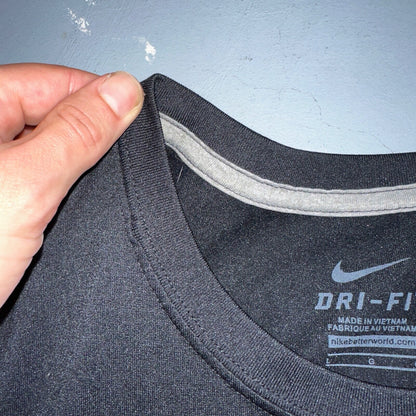 OSU Oregon State Nike Center Swoosh Dri Fit T Shirt Black Basic College Cool