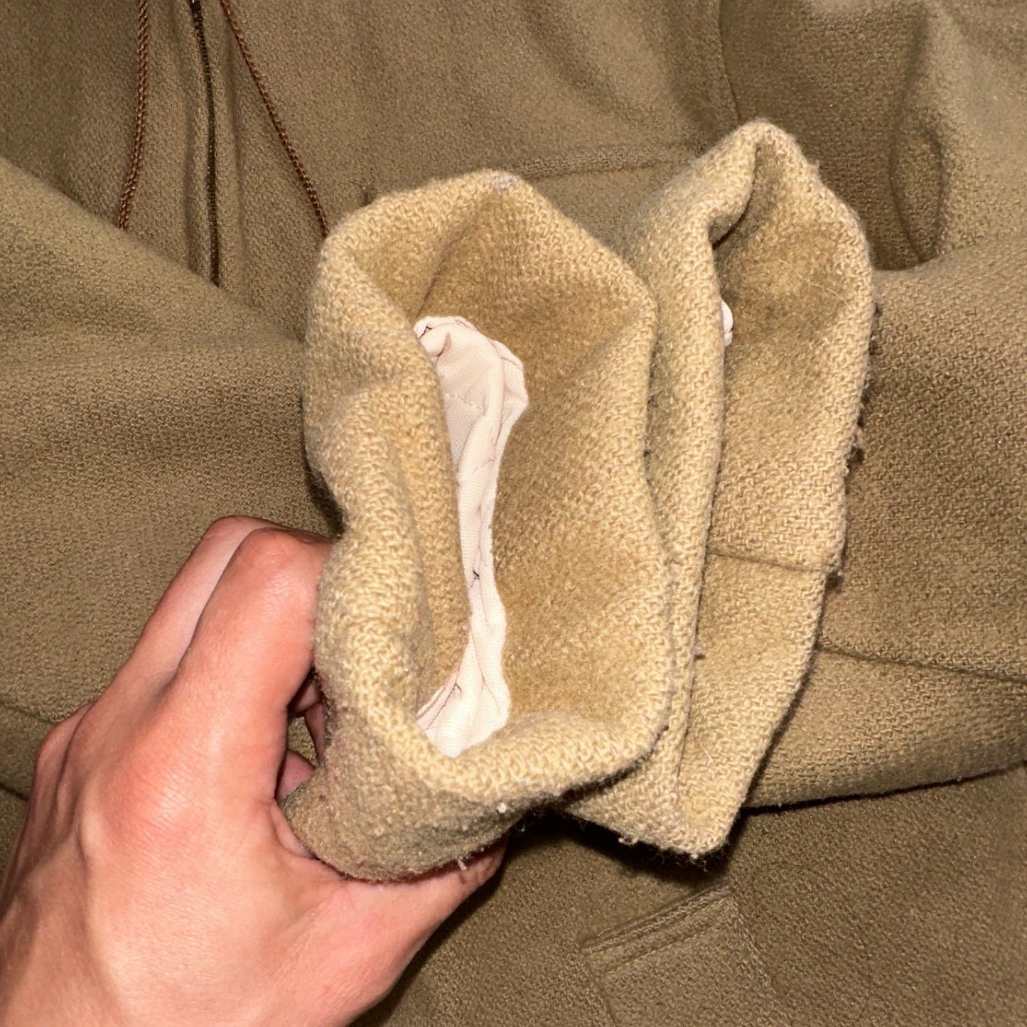 McGREGOR Sportswear VTG Sz 38 Wool Lined Hooded Field Ranch Jacket Coat 60s 70s